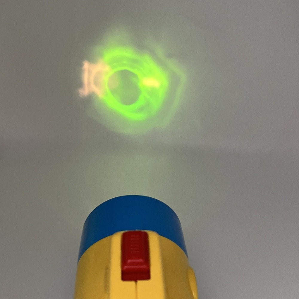 Vintage Playskool Kids Flashlight 1988 Working Red & Green Clear Filter Lenses - Picture 10 of 15